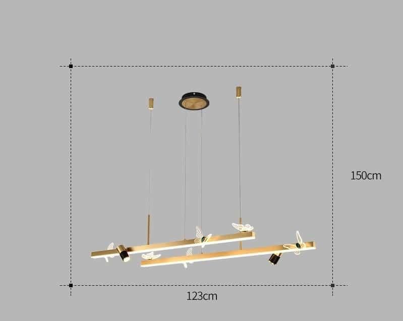 Đèn thả trần vườn địa đàng XL6821 9