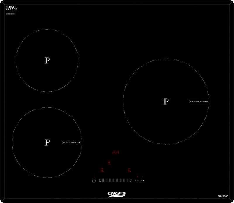 Bếp điện từ 3 vùng nấu Chef's EH-IH535 3