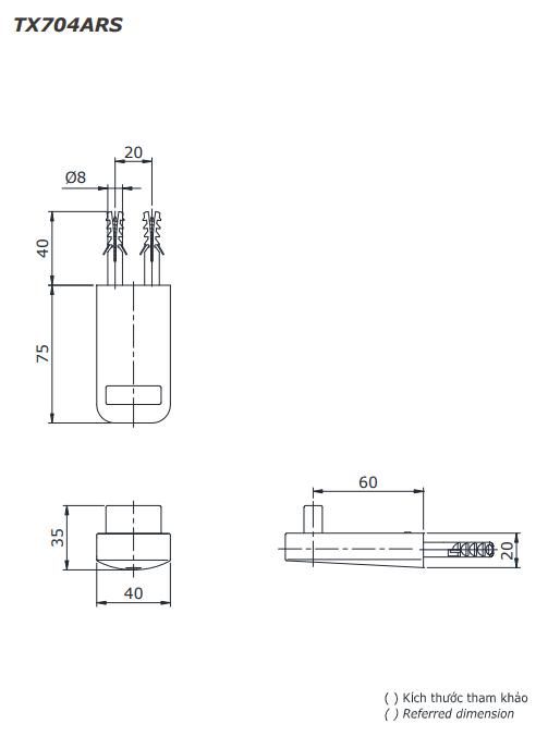 Móc treo quần áo gắn tường TOTO TX704ARS 3