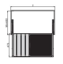 Giá treo quần với rổ đa năng Imundex 7903005/105 2